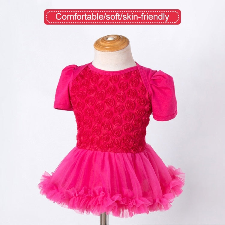 Compound Rose Dress Two-piece Baby Romper Tutu Skirt, 59, 66, 73, 80