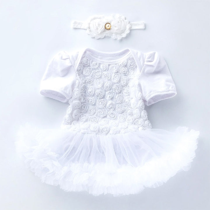 Compound Rose Dress Two-piece Baby Romper Tutu Skirt, 59, 66, 73, 80