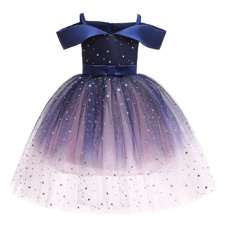 Girls One-shoulder Sequined Tutu Dress, 100, 110, 120, 130, 140, 150