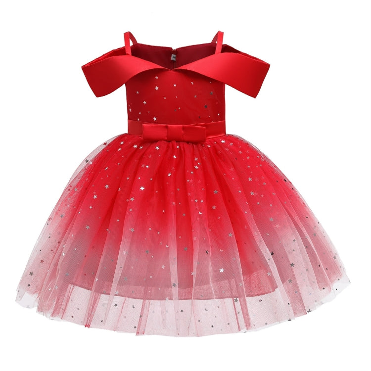 Girls One-shoulder Sequined Tutu Dress, 100, 110, 120, 130, 140, 150