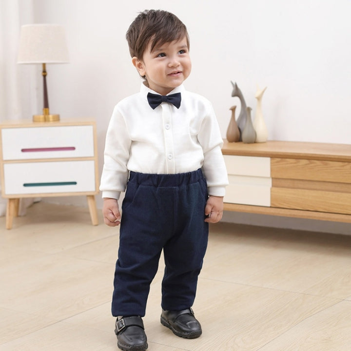 Baby Boy Gentleman Style Shirt Vest Pants Three-piece Set, 80cm, 90cm, 100cm, 110cm, 120cm