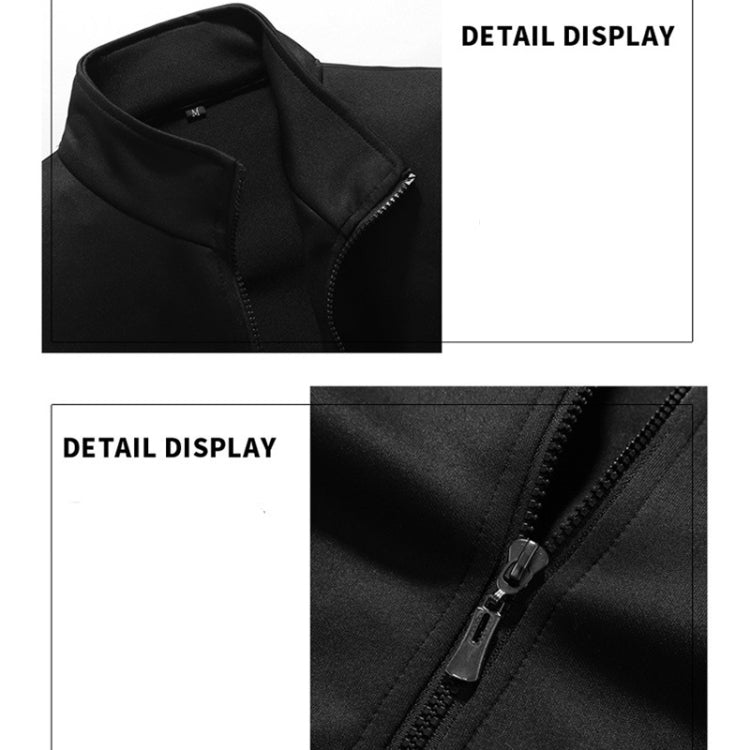 3 in 1 Autumn Thin Velvet Round Neck Bottoming Shirt + Stand Collar Cardigan Jacket + Trousers Casual Sports Suit for Men, M, L, Xl, Xxl, XXXL, XXXXL, XXXXXL