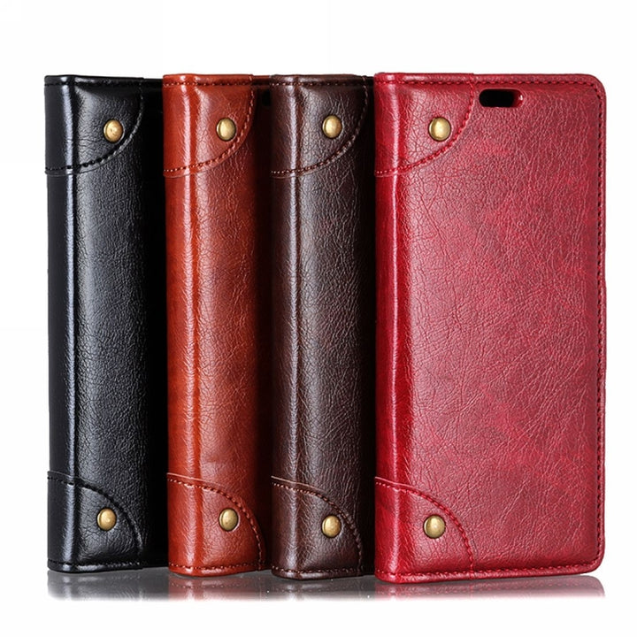 Copper Buckle Nappa Texture Horizontal Flip Leather Case for Huawei P30 Lite, with Holder & Card Slots & Wallet, For Huawei P30 Lite