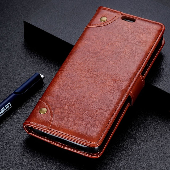 Copper Buckle Nappa Texture Horizontal Flip Leather Case for Huawei P30 Lite, with Holder & Card Slots & Wallet, For Huawei P30 Lite