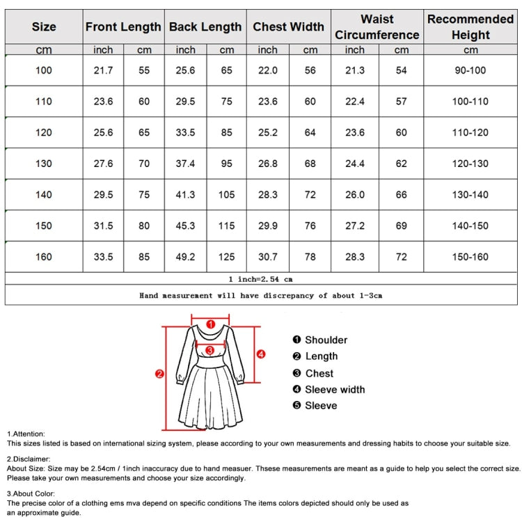 Five-pointed Star Pattern Short Front and Long Back Lace Princess Dress Pettiskirt Performance Formal Dress for Girls, 100cm, 110cm, 120cm, 130cm, 140cm, 150cm, 160cm